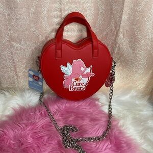 Care Bears x Skinny Heart Shape Crossbody Bag NWT